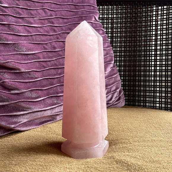 Other - Rose Quartz Crystal Tower